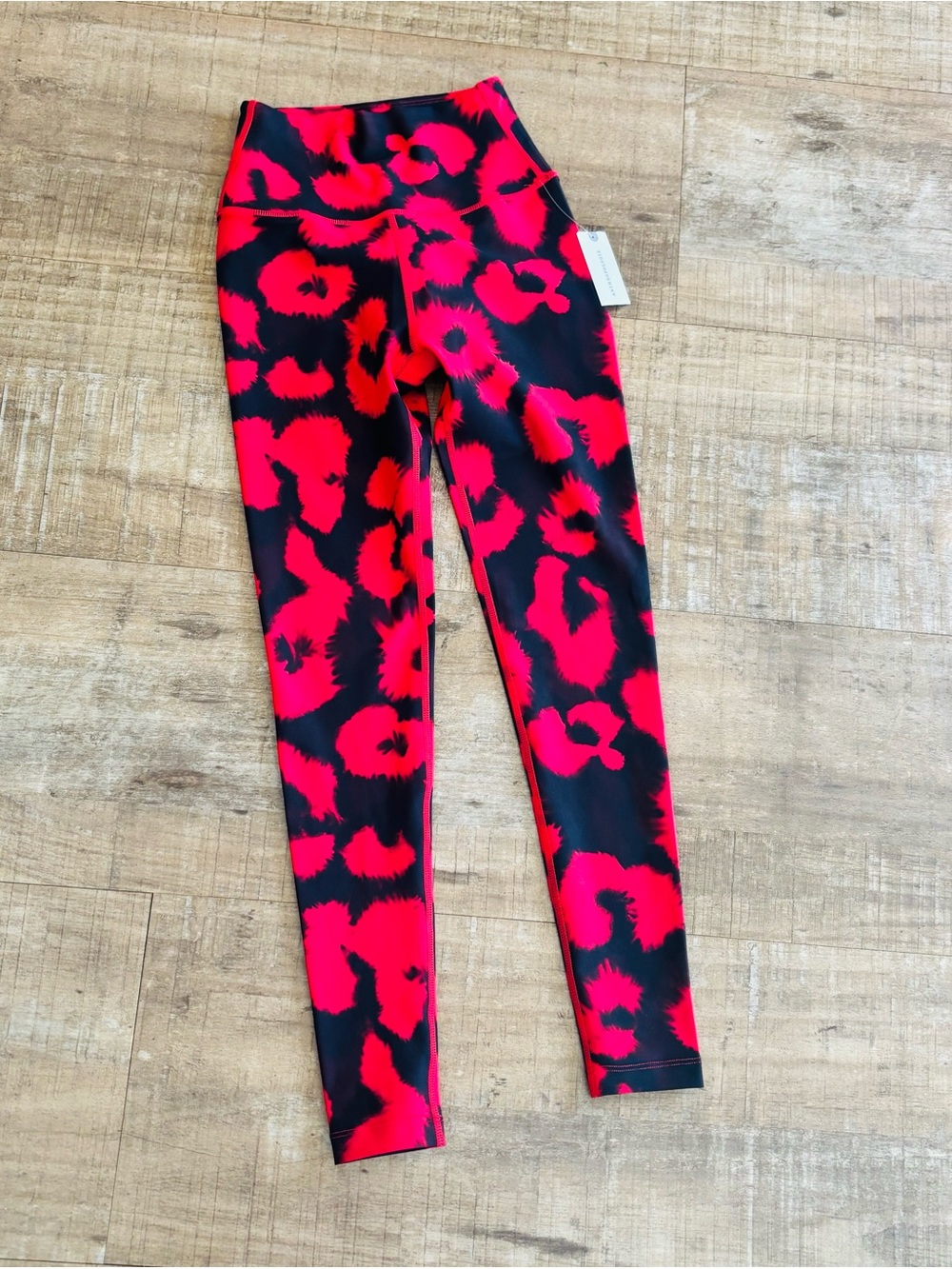NWT Splits 59 for Anthropologie hi waist 7/8 red black legging size XS fitness